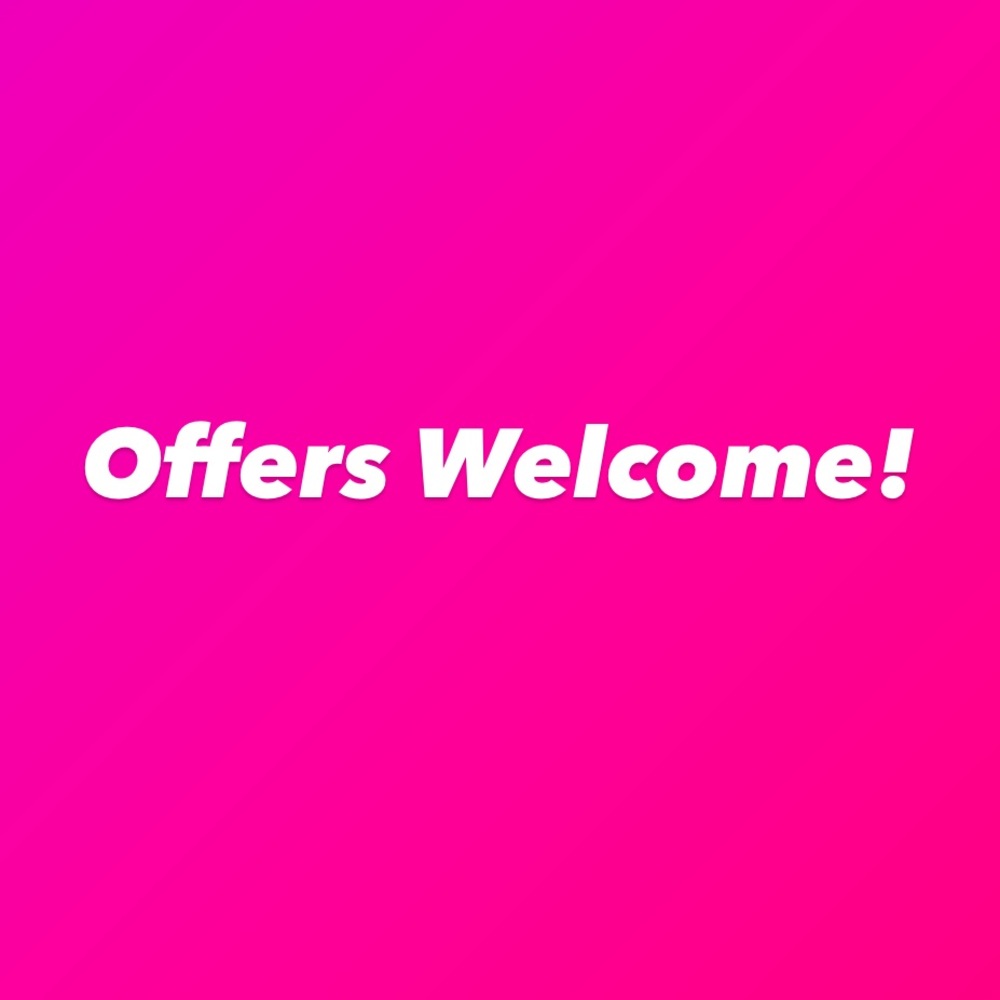 Offers welcome! 🤗